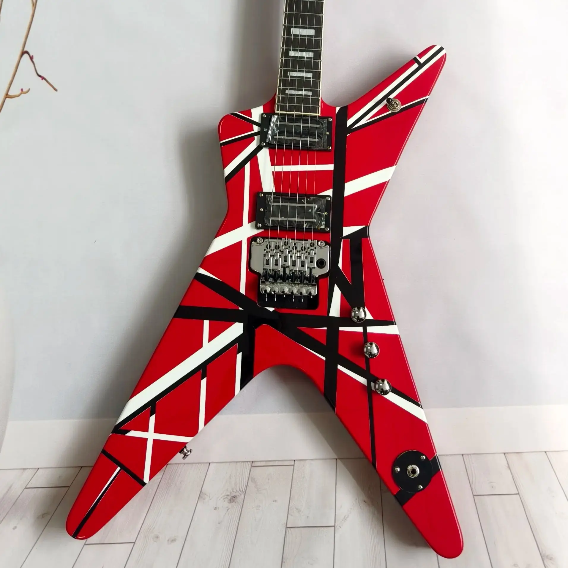 شحن مجاني Washbn Dimebag داريل الغيتار الكهربائي فلويد الأجهزة القيقب الرقبة الغيتار الكهربائي تحت عنوان هدية #1