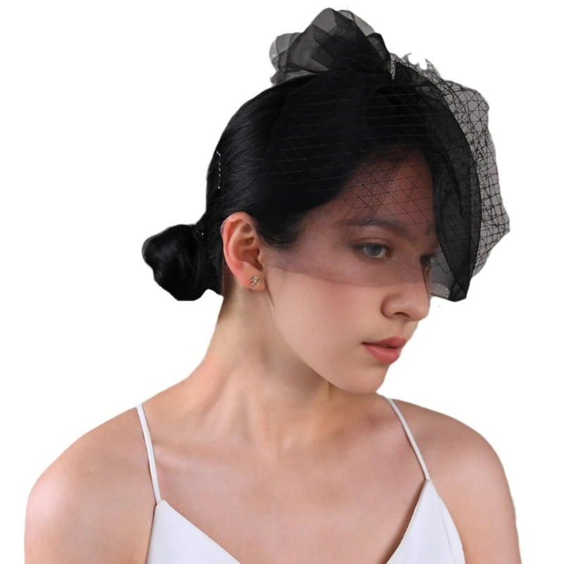 Delicate Hairpin with Double Layer Mesh Hair Clip Display Your Hairstyle Perfect for Fashion Forward Individual M6CD