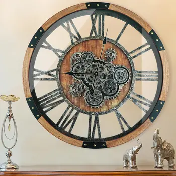 27-Inch Moving Gear Wall Clock 1