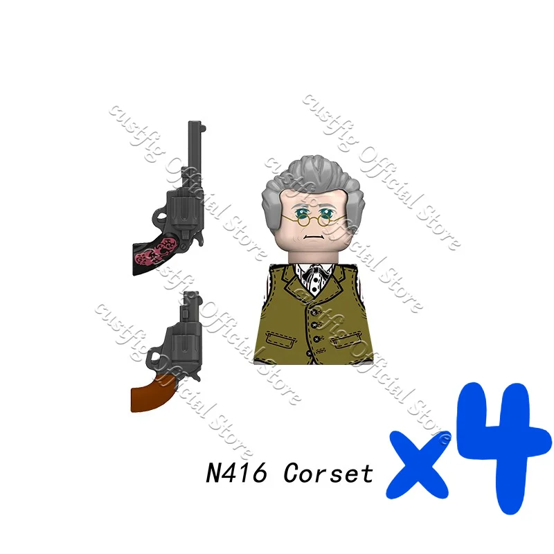 US Western Cowboy Militär-Bausteine Amerikanischer Bürgerkrieg Armee-Soldaten-Figuren Infanterie Kavallerie Sheriff Waffen DIY Bausteine Spielzeug