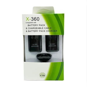 Ni-MH battery for Microsoft Xbox 360, wireless controller, loading cable gamepad, 4800mAh, new 8 Main Sales Battery Control Xbox - №6
