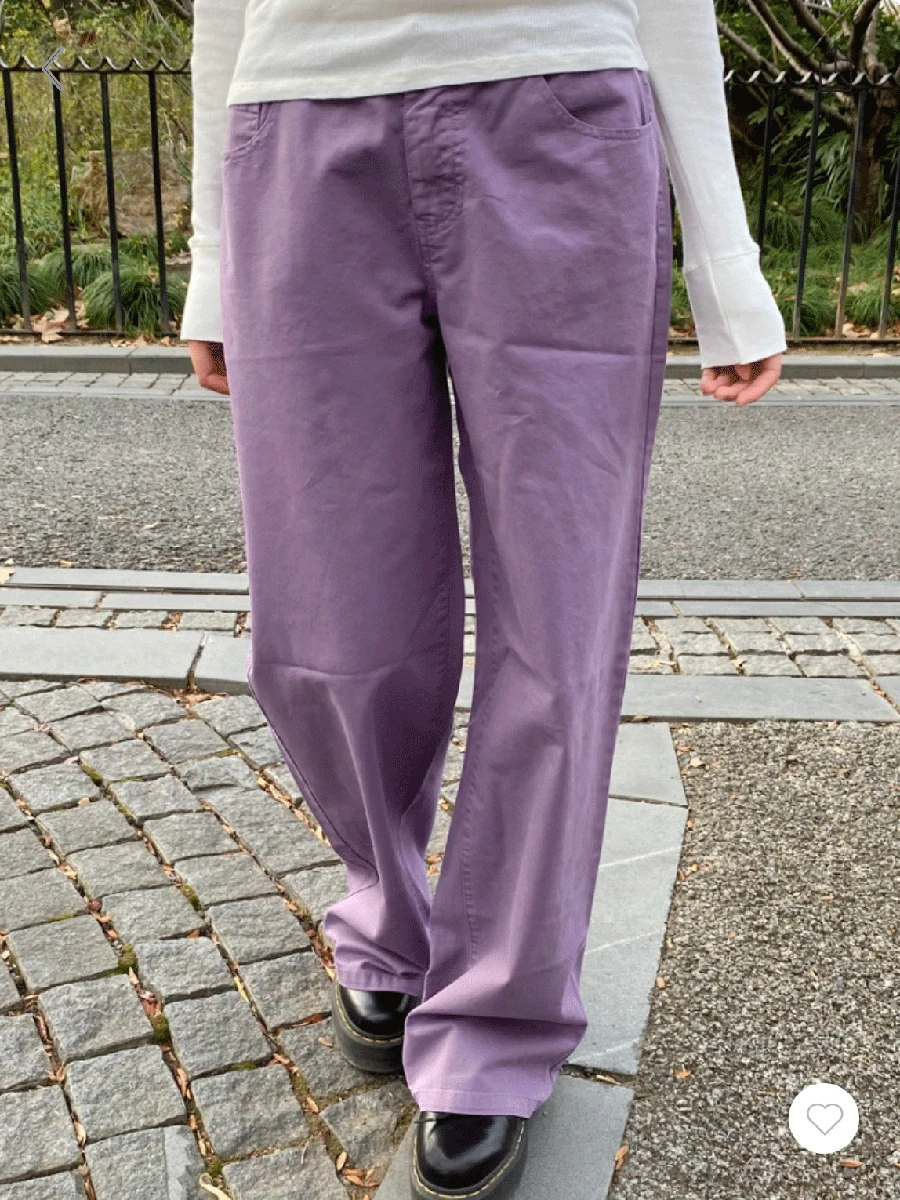 

Женские повседневные фиолетовые брюки-карго, новинка весны, из хлопка, с высокой талией, задними карманами, широкими штанинами, винтажные, в уличном стиле, прямые брюки