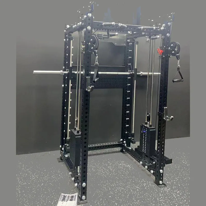 

Gym bench press squat multi functional integrated comprehensive shelf
