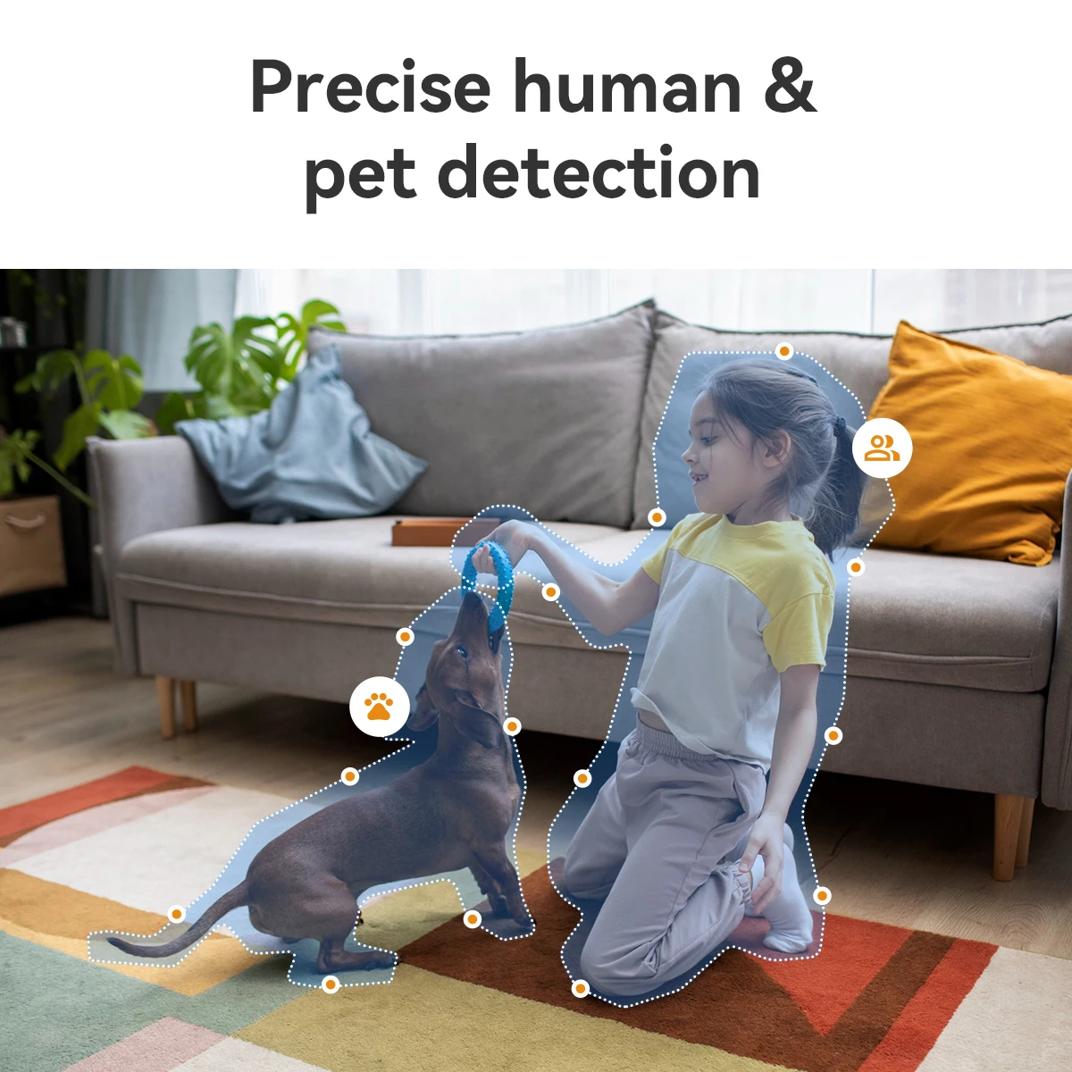 IMOU Ranger 2C Dual Lens 6MP/8MP Indoor Home Abnormal Sound/Pet/Human Detection Wifi IP Dual-Band Wi-Fi 6  Security Camera view 5