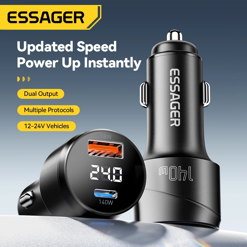 Essager 140 واط شاحن سيارة PD  - مراجعة Ev Charger وسعره