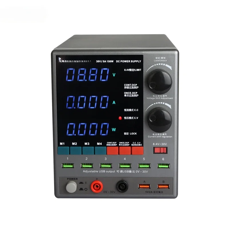 for 3005PM 30V 5A Usb Output Laboratory Testing Digital Variable Dc Bench Power Supply