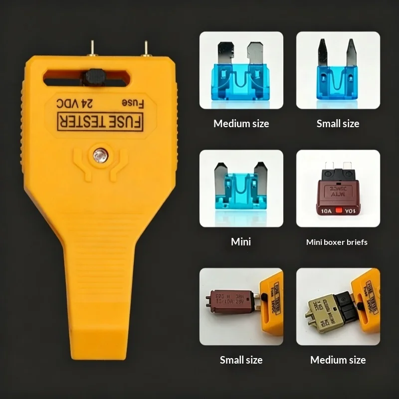 Multi‑Functional Fuse Checker Removal Tool with Test Light Car Blade Type Fuse Tester Puller for Vehicle Circuit Detection