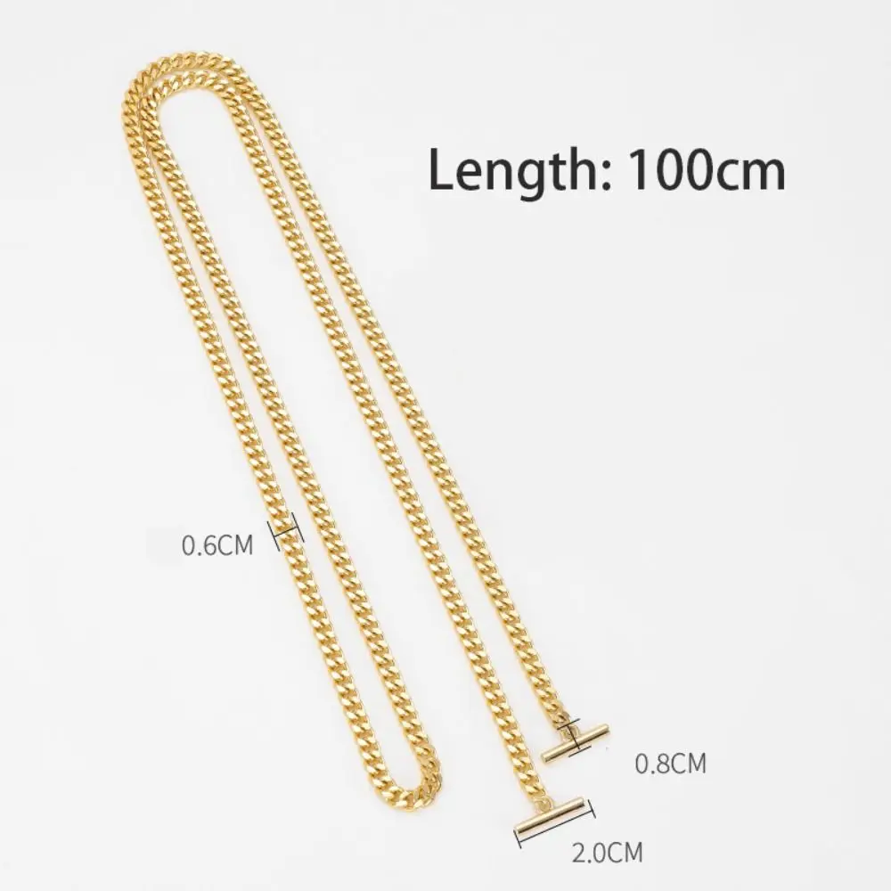 60/90/95/100cm Replacement Purse Chain Strap High Quality DIY Attractive Bag Part Accessory Universal Crossbody Handbag Chains