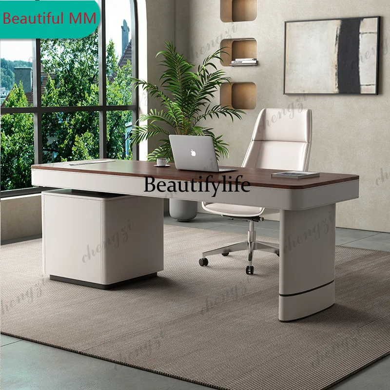 P182 P182 Computer Bedroom Desk Office Desks Modern Living Room Boss Nordic Office Desks Room Wooden Furniture Mesa De Trabalho