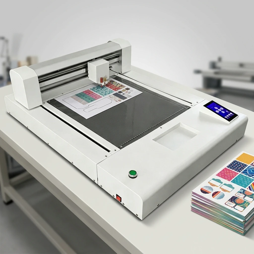 Vinyl Cutter Plotter - Hochleistungs-Flachbett-Schneideplotter mit Oszillierendem Messer für Vinyl,