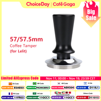 57mm 57.5mm Coffee Tamper Constant Pressure Springs Calibrated Tamping For Lelit Anna Anita Tools Flat Base Espresso Accessories
