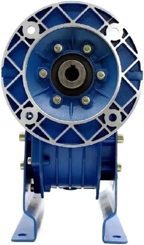 Worm Gearbox Speed Reducer Nmvf 090 Input19/22/24/28Mm Output 35Mm Ratio 5:1/100:1(Ratio 10 To 1)