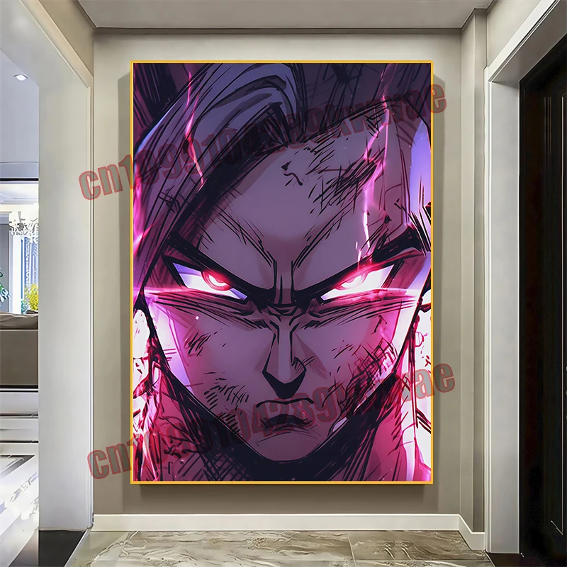 

Anime Retro Dragon Pearl Poster Wukong Vegeta Printing Canvas Painting Family Art Painting, Bar Accessories, Art Mural Gifts