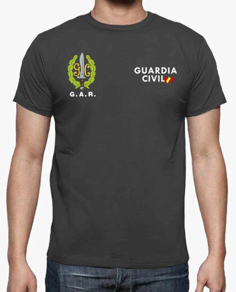 España Guardia Civil G.A.R. Operaciones Especiales Men T-Shirt Short Sleeve Casual 100% Cotton O-Neck Summer Tees