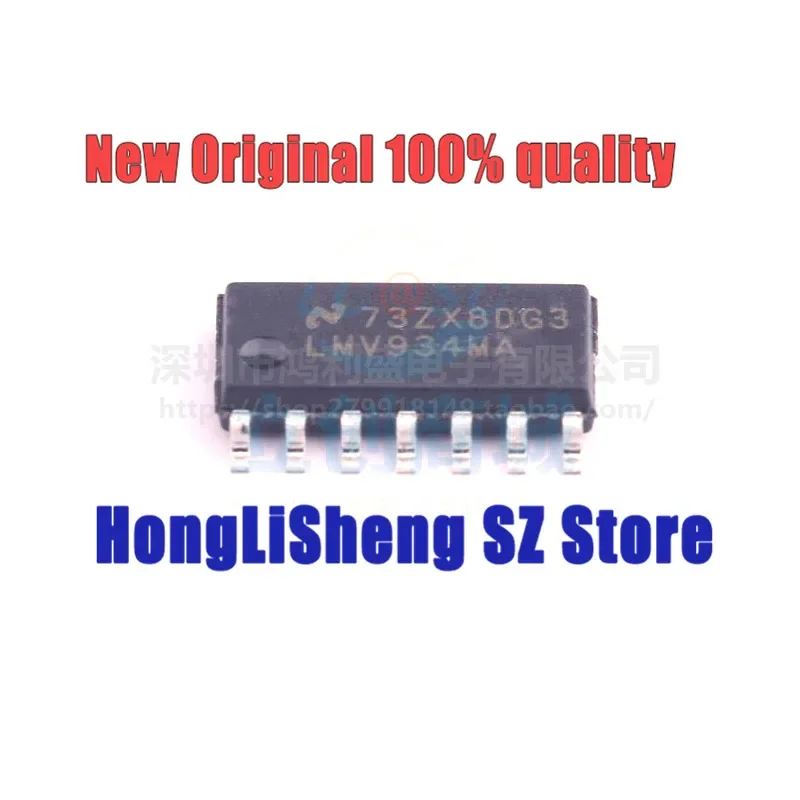 10pcs/lot LMV934MAX/NOPB LMV934MA LMV934 SOP14 Chipset 100% New&Original In Stock