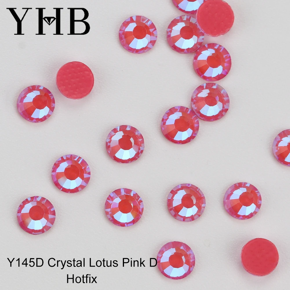 YHB Y107D ~ Y147D Nieuwe Ijzer Op Kristal Lak Delite Effecten Hot Fix Bloeddruk Steentjes Voor Schoenen Tassen Kledingstuk Nail Art DiY