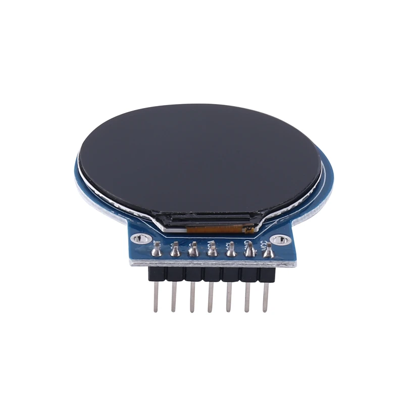 1 Piece HD IPS Color TFT LCD Display Module 7 Pins RGB LED Round Screen PCB Board 1.28 Inch