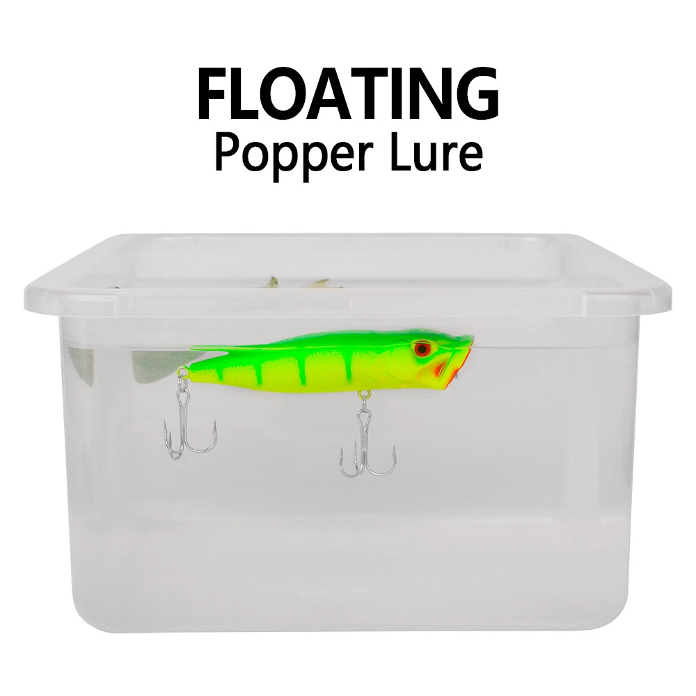 1pcs Popper Wobbler Fishing Lure 11.5g 9cm Floating Crankbait Artificial Bait Peche Poper Pop Pesca Carp Pike