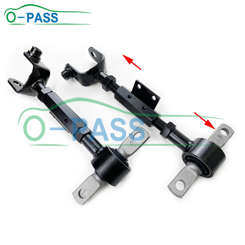 OPASS Adjustable Rear upper Camber Control arm For Honda Civic VII EX & Integra & Acura RSX Type-S EL 52390-S5A-980 1 pair