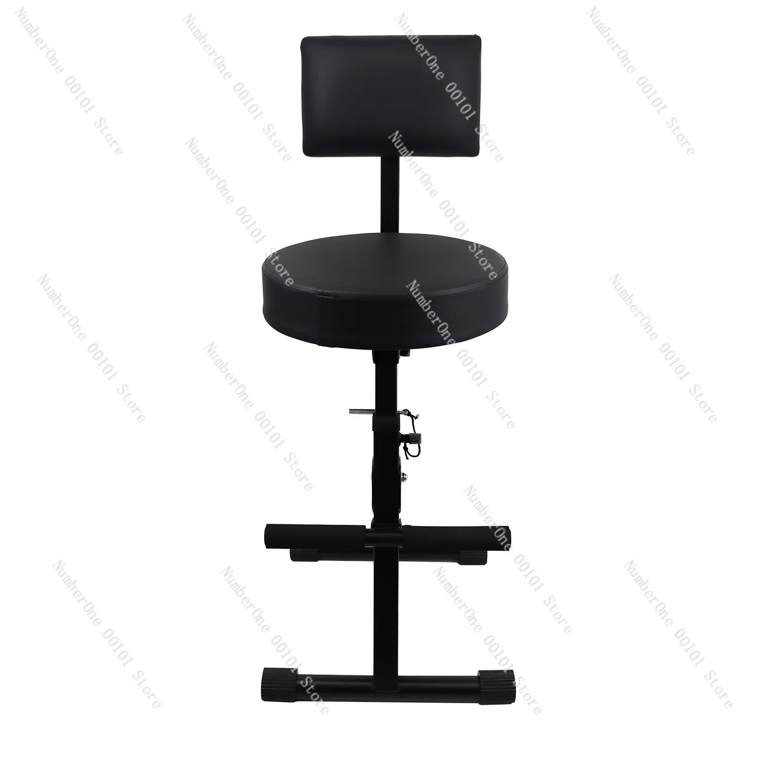 Backrest guitar playing stool, guitar playing and singing stool adjustable height seat pedal