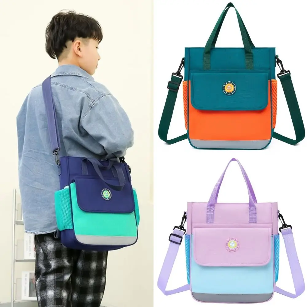 

Large Capacity Children's Tutorial Bag Multifunctional Crossbody Bag Primary School Handbag Shoulder Bag Portable