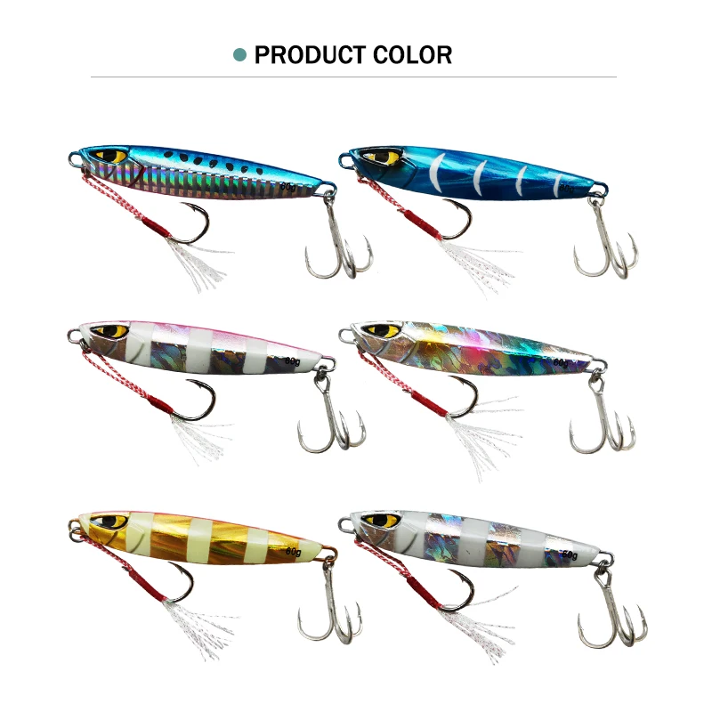 LUTAC Hot Selling Jig Fishing Lure  Multiple Sizes Available Metai Lure