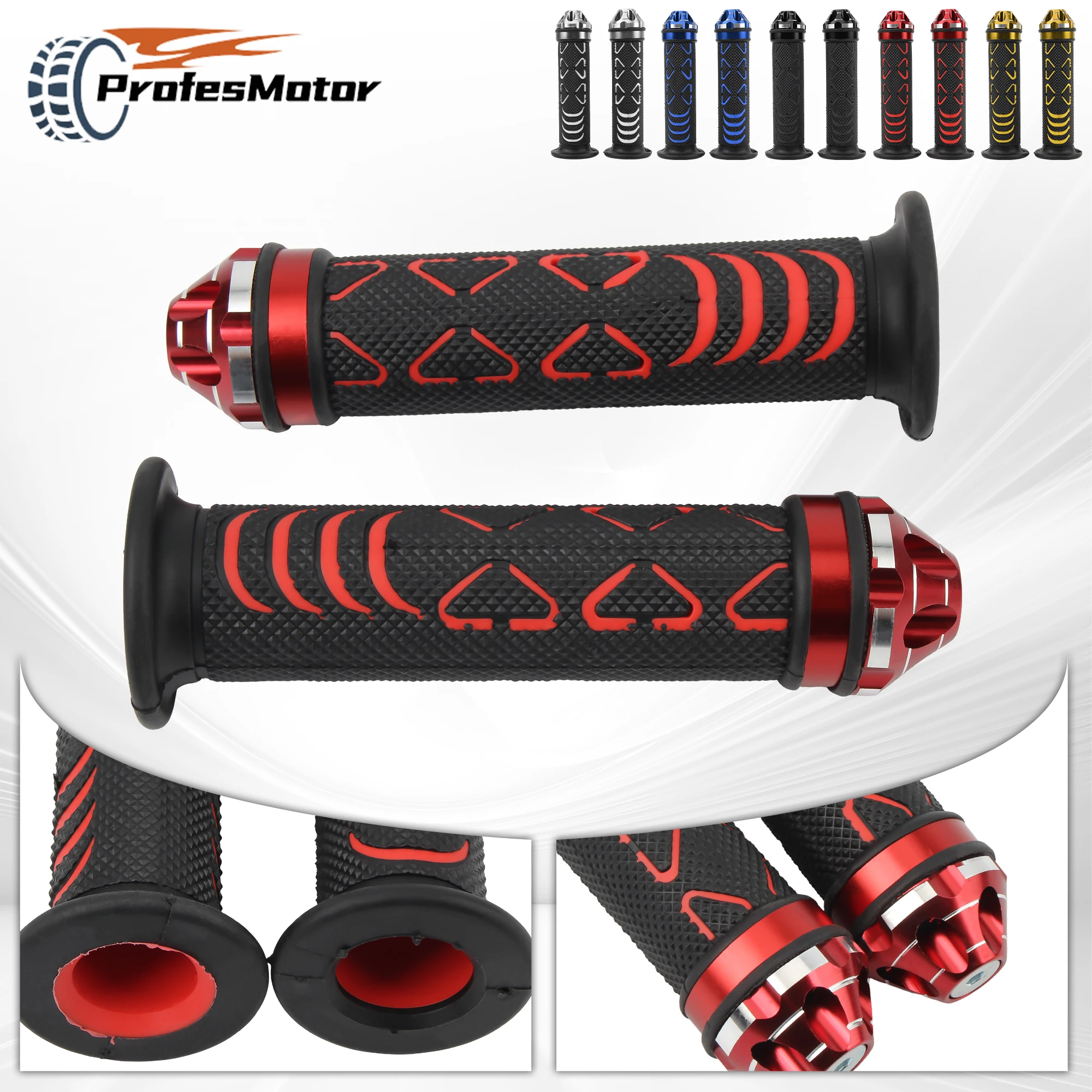 

Universal Motorcycle Grip Handlebar Accessories for Honda Yamaha Kawasaki KTM Dirt Bike CNC Aluminum Alloy Handlebar Modified