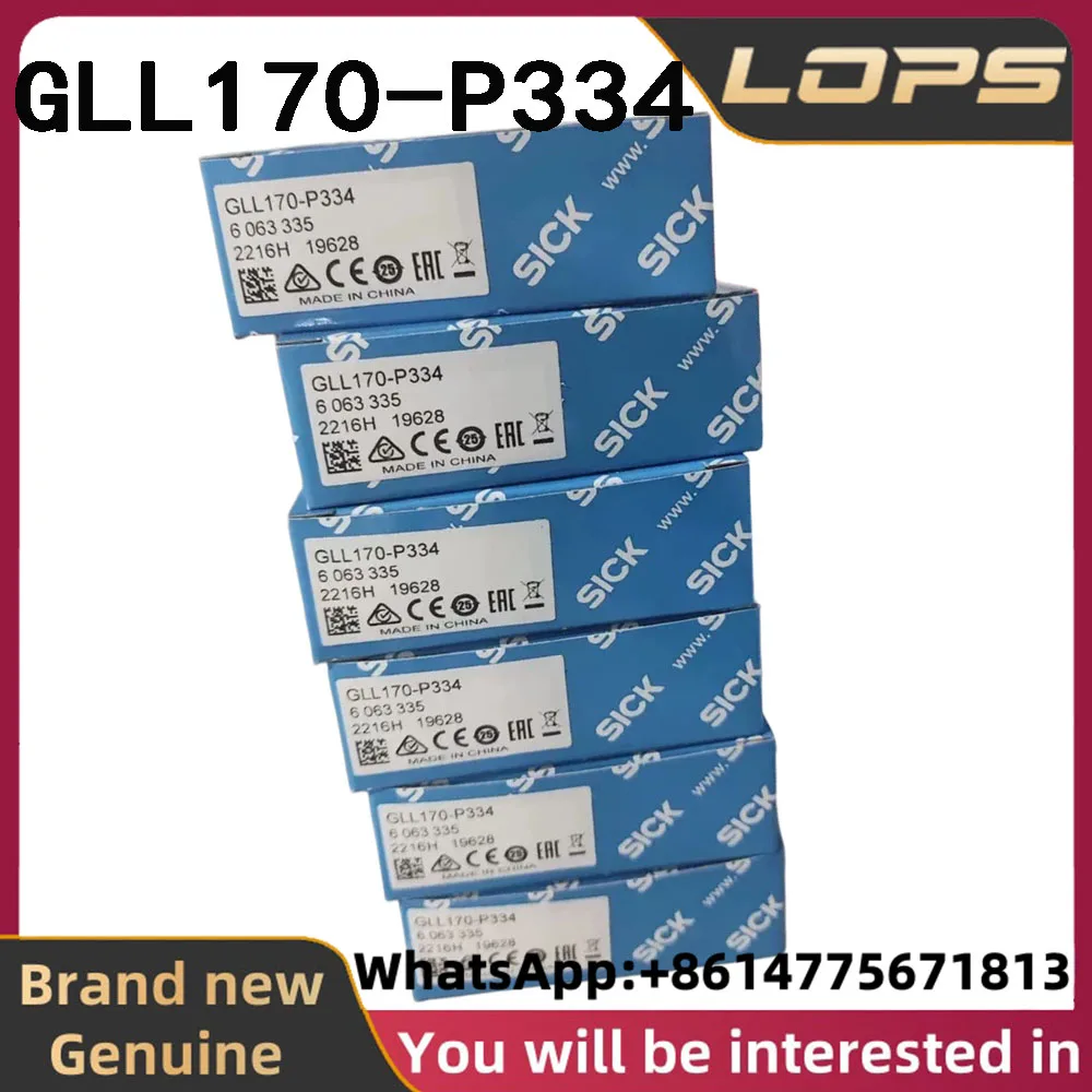 GLL170-P334 Brand new original SICK Optoelectronic fiber amplifier sensor, order number 6063335, welcome to consult