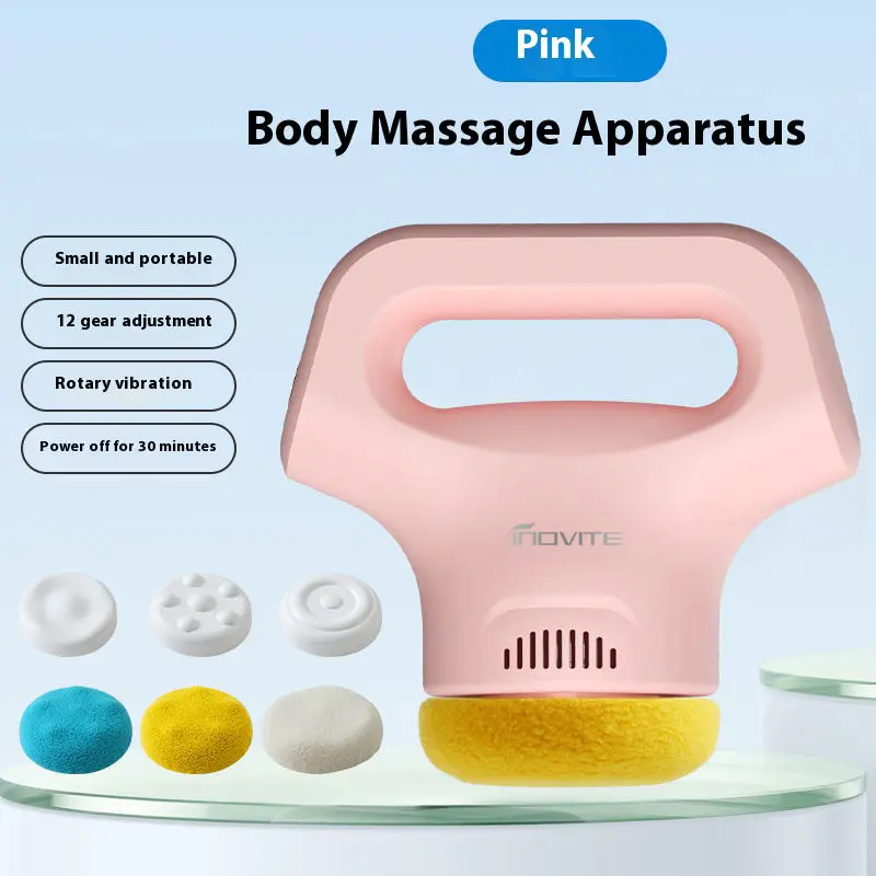 

Fat Pushing Machine Handheld Portable Massager, Massage Stick Neck Waist Shoulder Kneading Fascia Gun Body Beauty Device