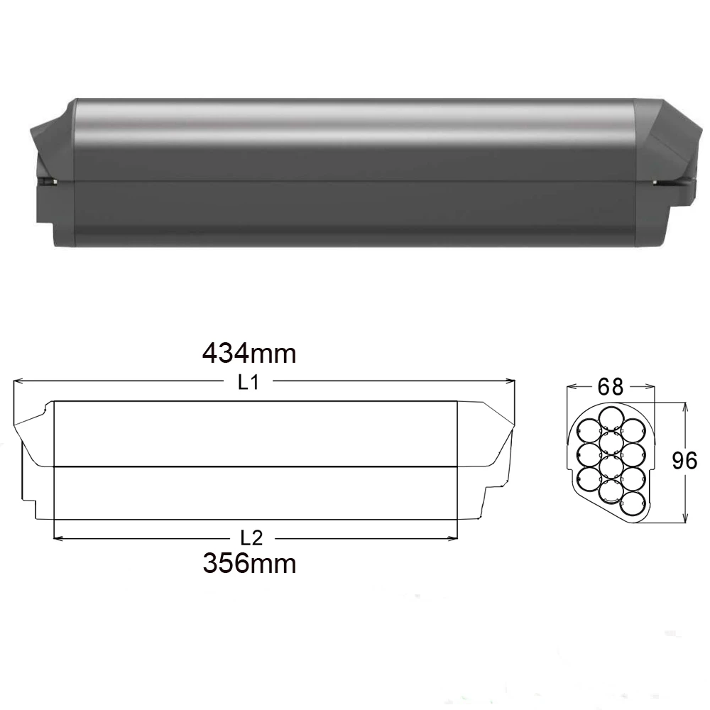 Electric Bike Battery 48V 12.8Ah 16Ah Lithium-ion Ebike Battery fit MOKWHEEL Tor Plus Mesa City Plus ST 500W 750W E-Bike