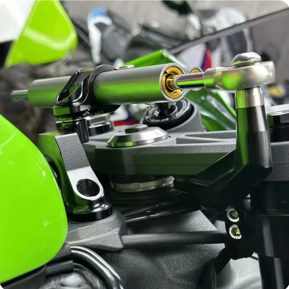 

For Kawasaki ZX6R ZX-6r 2024- New Motorcycle Steering Stabilize Damper Shock absorber bracket Mounting Kit Accessories