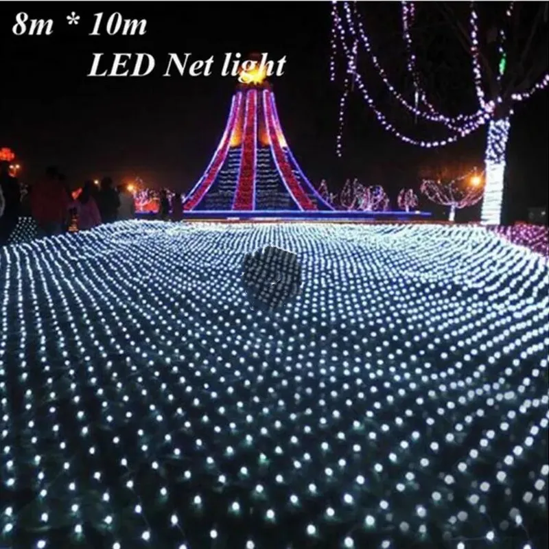 

Led Net String Lights Street Garlands Christmas Mesh Fairy Landscape Light Garden Street Wedding Xmas Decoration Lamp