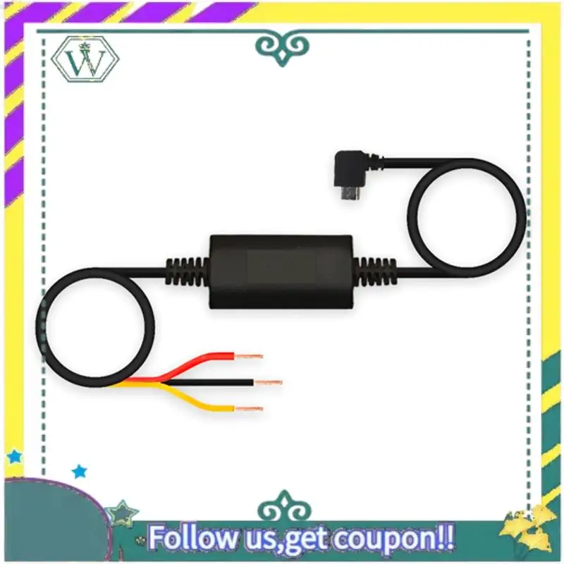 

A82U-Parking Surveillance Cable For Youpin 4K A800 A800S WIDE PRO Plus A500 A500S For Car DVR 24H Parking Monitor Hardwire