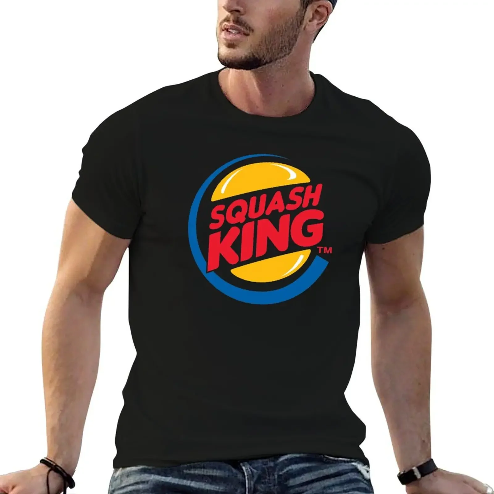 

Squash King Perfect Piece For Squash Lovers And Sports Fans T-Shirt Blouse summer top men workout shirt