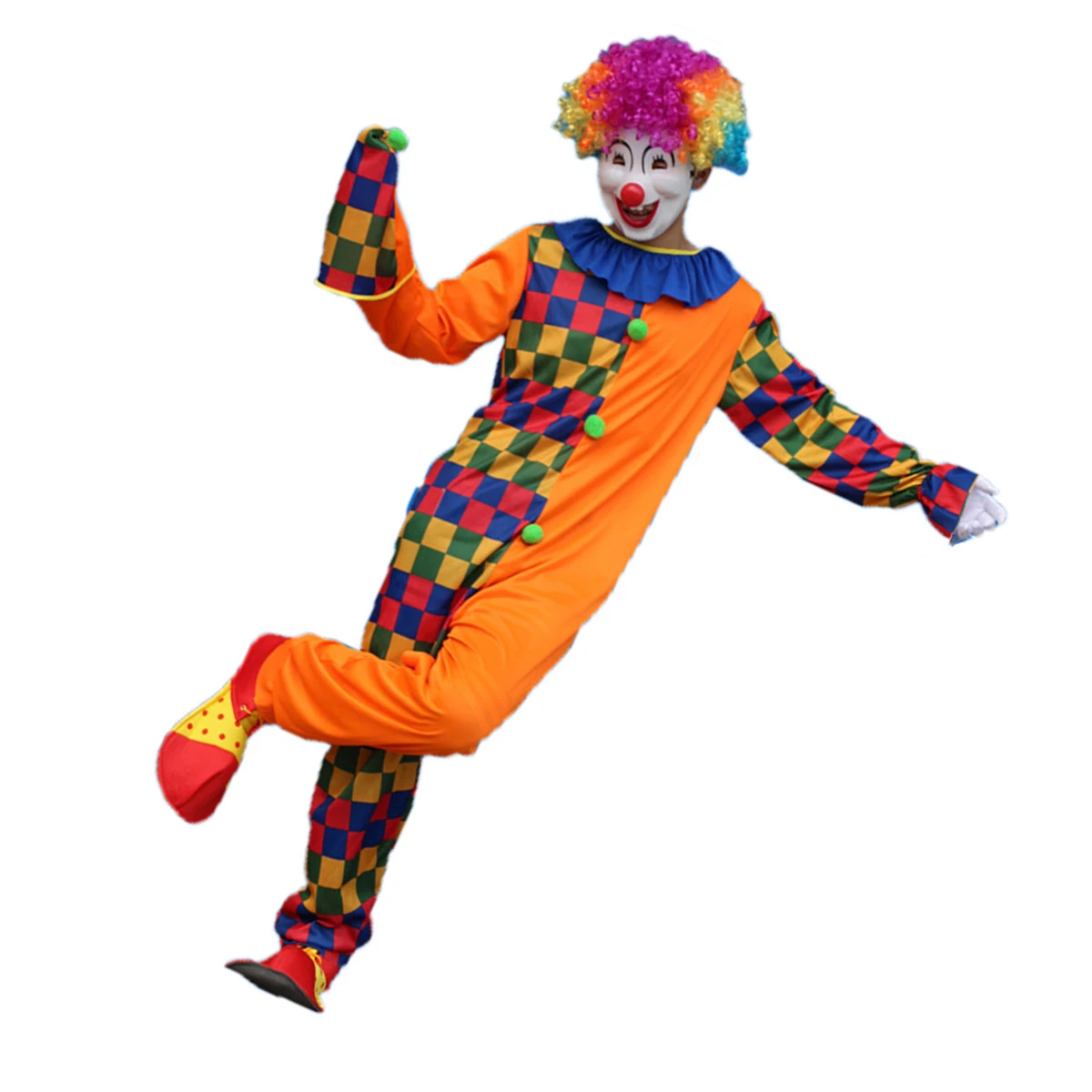 

Clown Costume Outfit Adult Men Circus Carnival Outfits for Halloween Costumes Clothes
