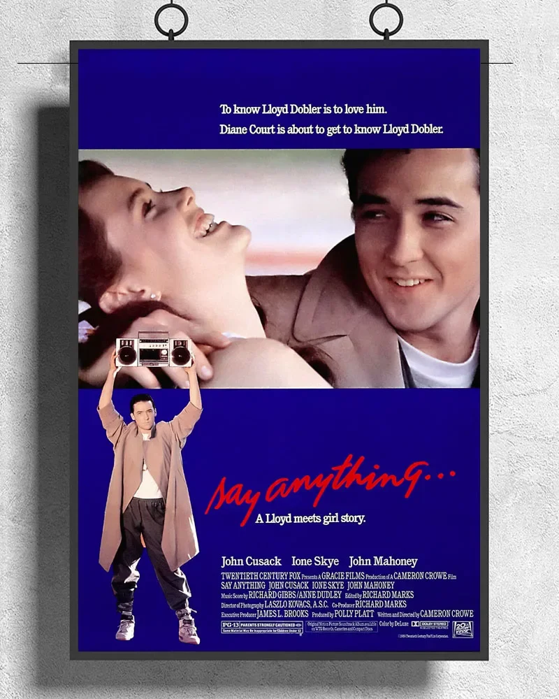 L050 Say Anything... (1989) Movie Classic 02 Silk Fabric Poster Art Decor Indoor Painting Gift