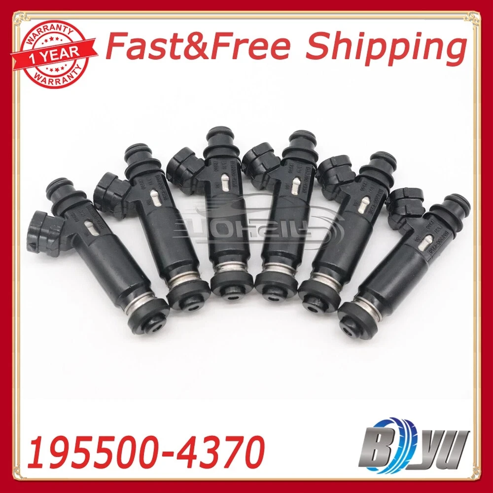 

6 x Fuel Injector 195500-4370 For 2003-2006 Mitsubishi Montero 3.8L 1955004370