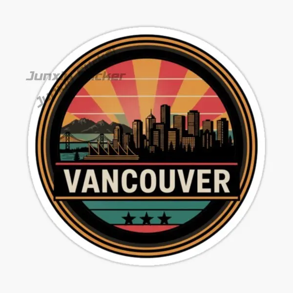 VANCOUVER CANADA Scenic Vinyl Self-adhesive Custom Personalized Creative Decal Car Material Accessories