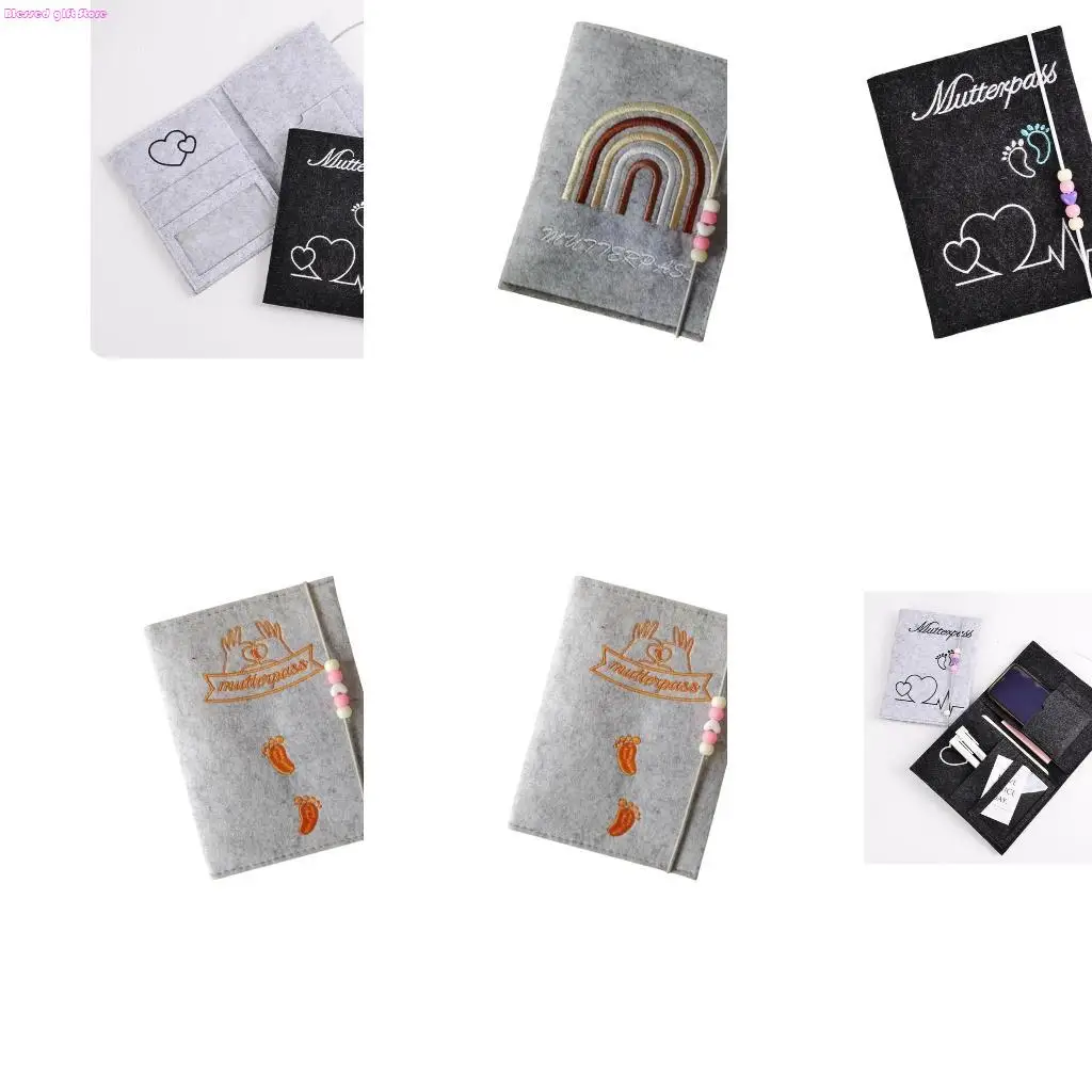 

D0JC Немецкий чехол для паспорта, защитный ультразвуковой чехол для записей о росте ребенка