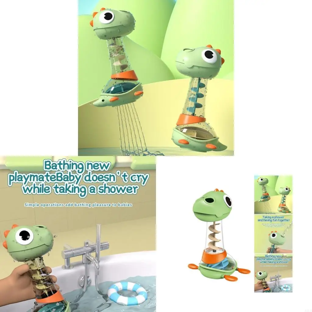 

Water Game Bath Sprinkler Toy Dinosaur Bathtub Toy Bathroom Toy Toddler Shower Toy Bath Toy Babys Sprinkle Floating Toy A2UB
