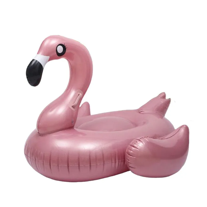 Rose Gold Flamingo Inflatable Mount Thickened Adult Water Floating Row
