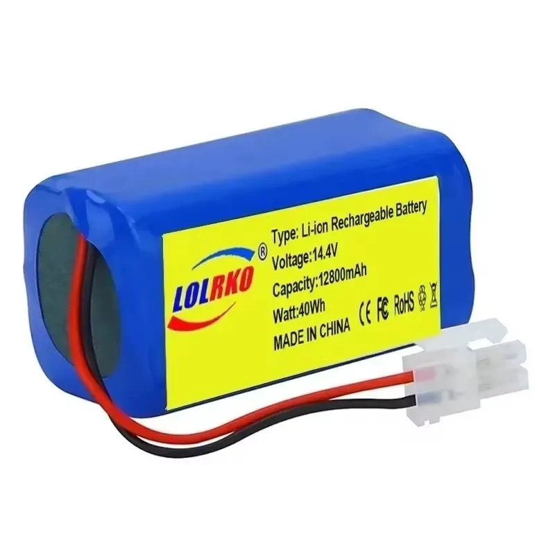 14.8V 12800mAh Dobrej jakości bateria do odkurzacza robota ilife V50 V55 V8s V3s Pro V5s Pro V8s X750 Pojemność baterii: 600