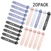 2024 Silicone Cable Winder Organizer Earphone Clip Phone Charging Wire Cord Management Buckle Straps Line Storge Holder Clips