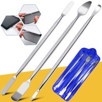 3PCS Stainless Steel Screen Repair Tools Metal Spudger Crowbar Scraper Phone Screen Opening Tools Electronics Disassembly Tools