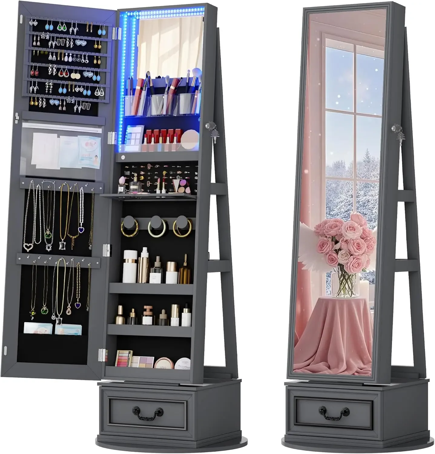 Mirror Jewelry Cabi…