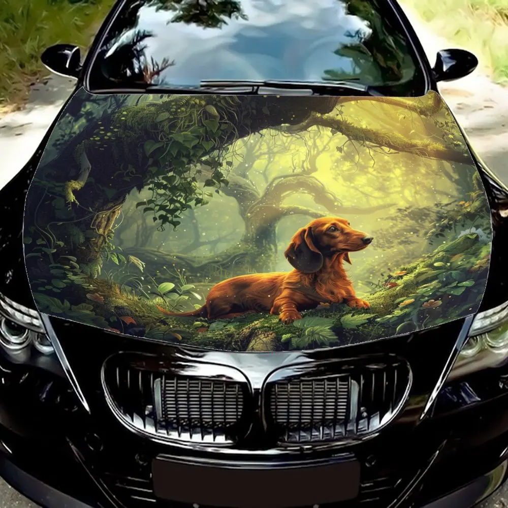 Dachshund Themed Vehicle Wrap - Transform Your Car’s Look