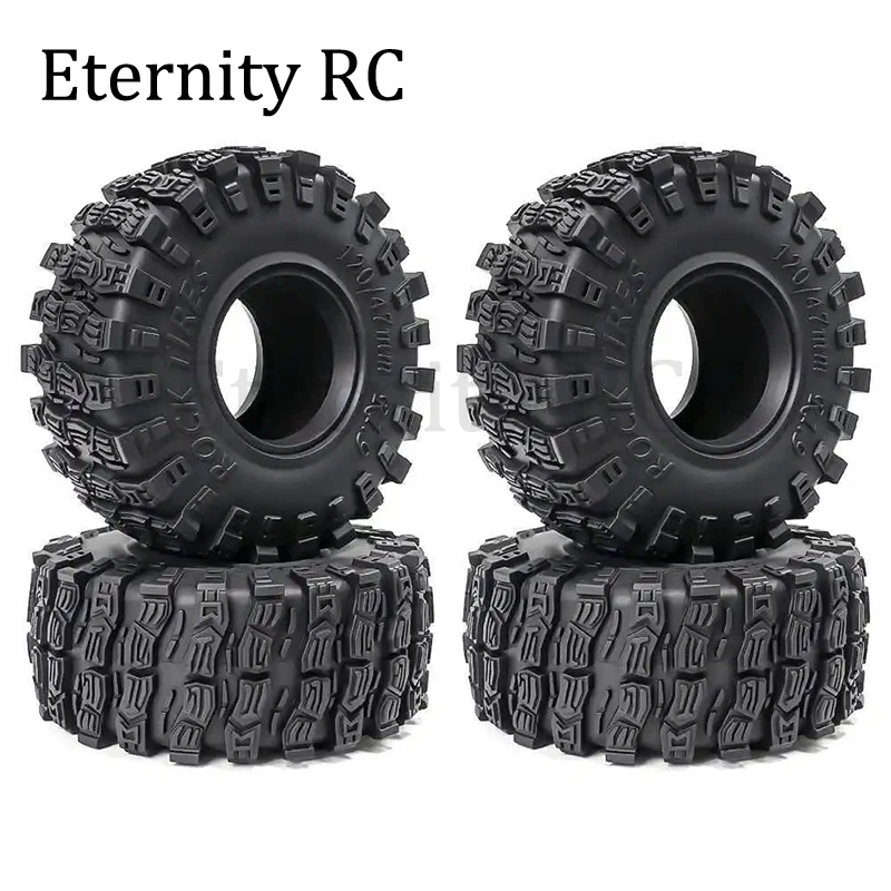 

4 шт., 120 мм, 1,9 дюйма, мягкие резиновые шины, колеса, шины для 1/10 RC гусеничного автомобиля, осевой SCX10 pro Capra Traxxas TRX4 Redcat, обновленная часть