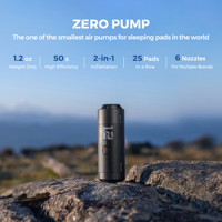 FLEXTAILGEAR ZERO PUMP Portable Camping Air Pump Electric Inflator for Sleeping Pads, 1 Rechargeable Battery Included