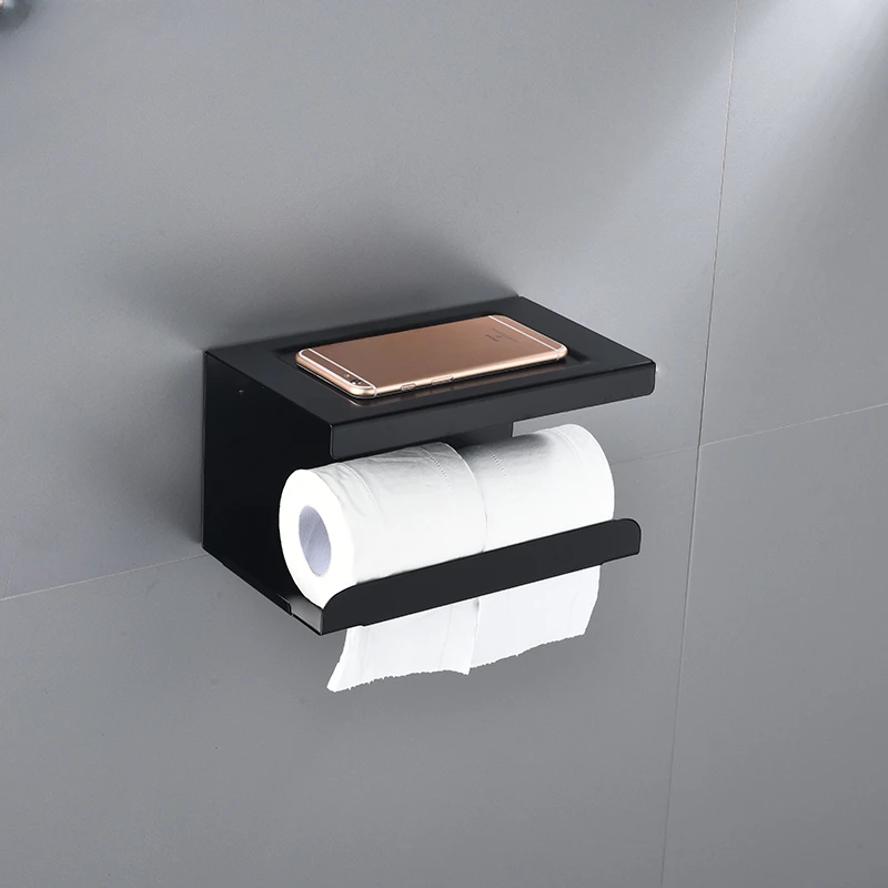 Toilet, toilet, mobile phone holder, roll paper holder, no punching, no nails,drawer frame, wall mount, kitchen towel holder