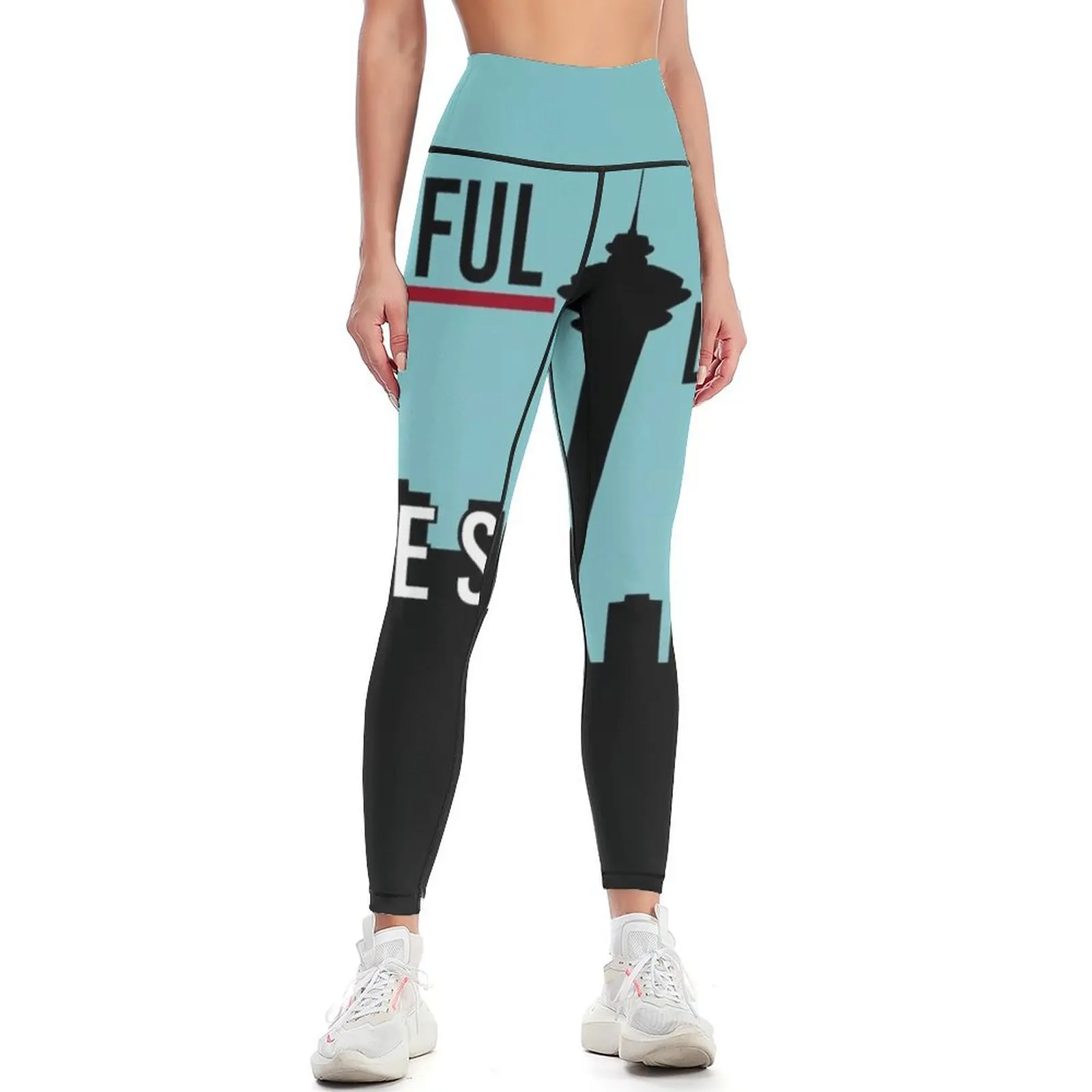 

It's A Beautiful Day To Save Lives Leggings sport set sporty woman gym Womens Leggings